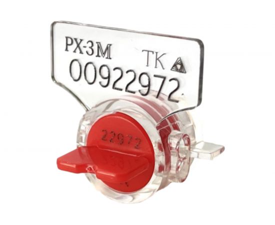 Пломба роторная рх-3М (для счётчиков) ТПК Технологии Контроля Цвет: красный 24136 