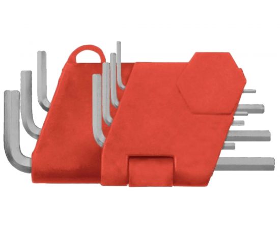 Ключи шестигранные (CrV, 0,7-3,0 мм, в пластиковом держателе) 7 шт FIT IT 64160 