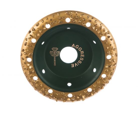 Чашка по дереву круглая Grand шаг 1 Aggressive 125 мм TRIO-DIAMOND 390101 – изображение 2