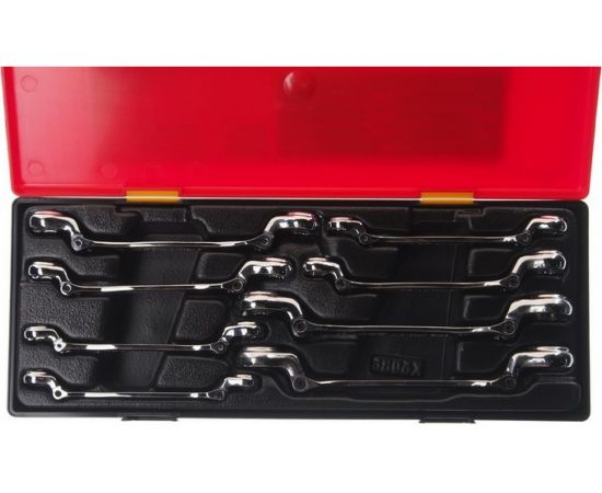 Набор ключей разрезных с шарниром 8 ед. JTC K6086 – изображение 2