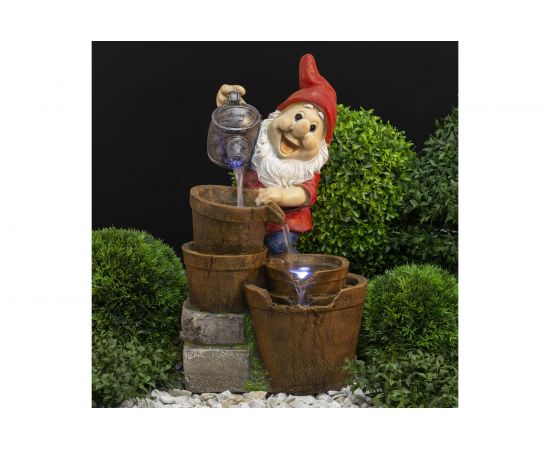Уличный фонтан GREEN APPLE GAUF01 Гном с лейкой, 60 см Б0043460 – изображение 2
