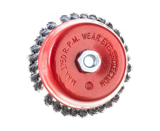 Щетка металлическая ON крученая чашка (150 мм; М14) для УШМ 20-04-150 – изображение 2