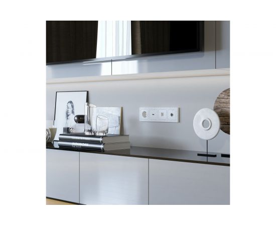 Розетка с заземлением WERKEL hammer белый W1271001 a052018 – изображение 2