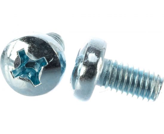 Винт с полуцилиндрической головкой Метизный двор 6x12 DIN 7985, 100 шт. 4607159067265 – изображение 2