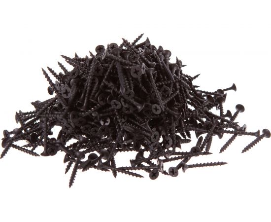 Саморез по дереву для ГКЛ Метизный двор 3,5х35, крупная резьба, оксидированный уп. 1 кг 4690441020666 – изображение 2