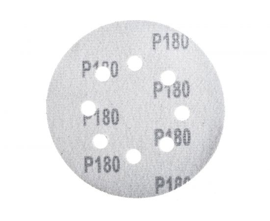 Круг шлифовальный (5 шт; 125 мм; P180; 8 отв.) MOS 39838М – изображение 3