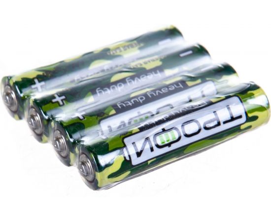 Батарейки Трофи R03-4S Классика Б0012907 – изображение 3