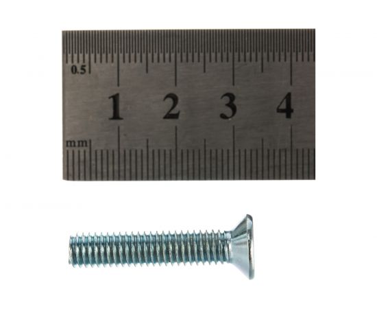 Потайной винт Метизный двор M6x30 DIN 965, 100 шт. 4607159066831 – изображение 3