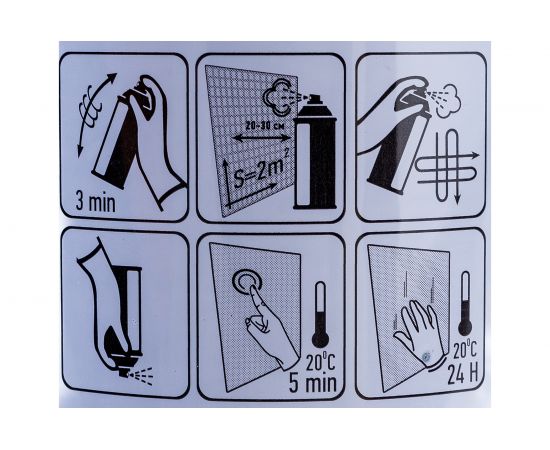 Акриловая аэрозольная краска Vivido темно-красный RAL 3011 VI3011 – изображение 3