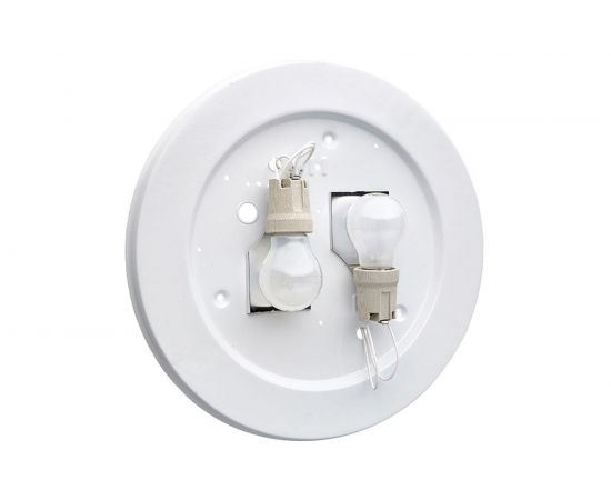 Настенно-потолочный светильник SONEX стекло, E27, 2х60W, DUNA 153/K хром – изображение 3