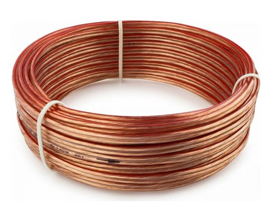 Акустический кабель Cablexpert CC-TC2x0,75-15M, прозрачный, 15 м, бухта – изображение 3