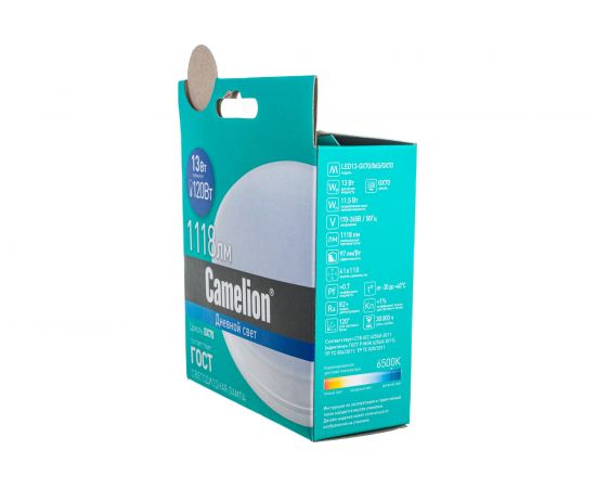 Светодиодная лампа Camelion LED13-GX70/865/GX70 13Вт 220В 14509 – изображение 3