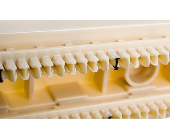 Кроссовая панель LANMASTER 110 типа, 50 пар, настенная, с модулями LAN-WS110-50FT – изображение 3