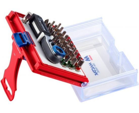 Набор вставок бит 1/4, TORX, HEX, PZ, PH, SLOT, 33 предмета МАСТАК 058-10033C – изображение 4