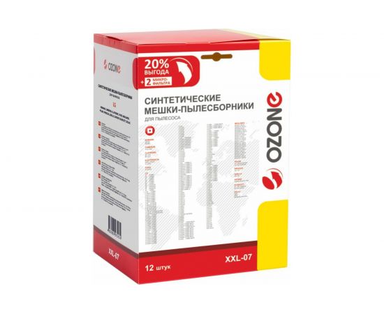 Мешки-пылесборники синтетические для пылесосов LG, EVGO, POLAR OZONE XXL-07 – изображение 5