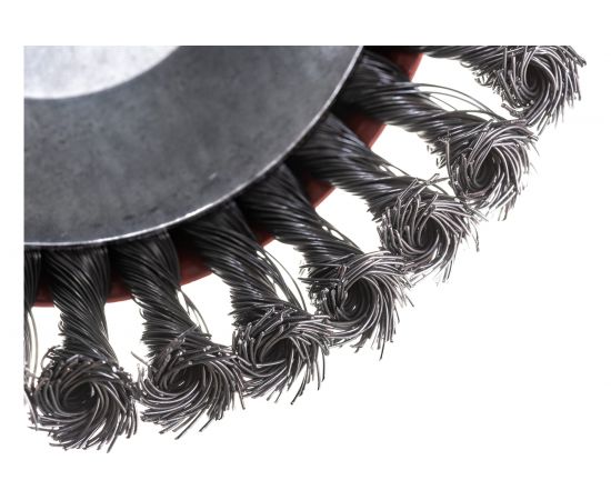 Щетка металлическая ON крученая чашка (150 мм; М14) для УШМ 20-04-150 – изображение 5