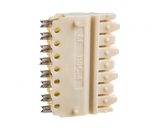 Кроссовая панель LANMASTER 110 типа, 50 пар, настенная, с модулями LAN-WS110-50FT – изображение 5