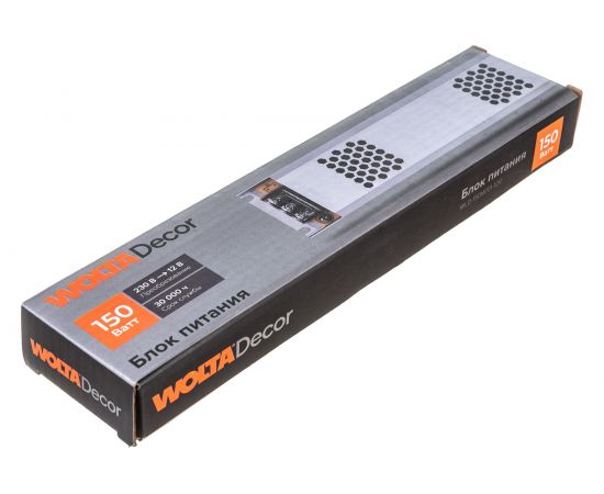 Блок питания Wolta Decor для светодиодной ленты 150Вт 12В IP20 WLD-150W/01-12V – изображение 6
