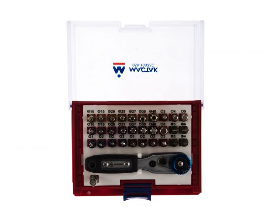 Набор вставок бит 1/4, TORX, HEX, PZ, PH, SLOT, 33 предмета МАСТАК 058-10033C – изображение 9