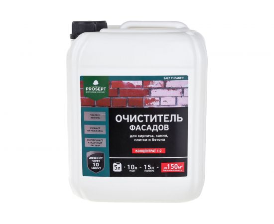 Удалитель высолов с минеральных поверхностей PROSEPT SALT CLEANER, 5л, концентрат 1:2, 021-5 