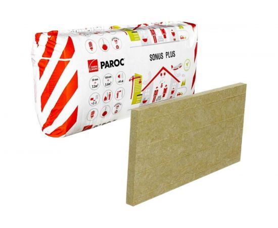 Звукоизоляционная плита Paroc Sonus Plus (50 мм; 10 шт; 7.2 кв.м) 8570672 