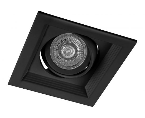 Встраиваемый потолочный светильник FERON MR16 G5.3 черный, DLT201 32441 