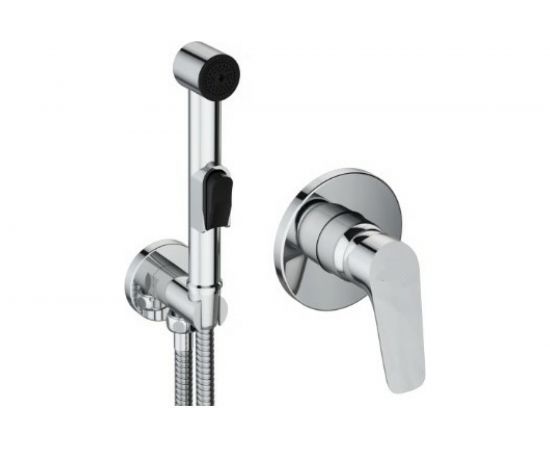 Смеситель Damixa Origin Bit монтируемый в стену с гигиеническим душем 777510000 