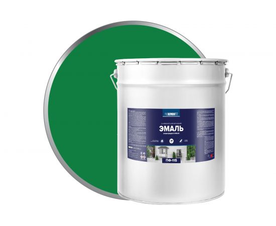 Эмаль PROREMONTT ПФ-115 ярко-зеленая, 20 кг Лк-00004487 