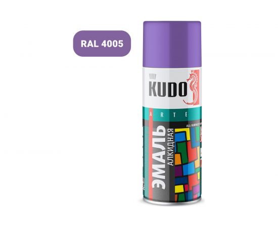 Универсальная эмаль аэрозоль KUDO 1021 сиреневая 54687 