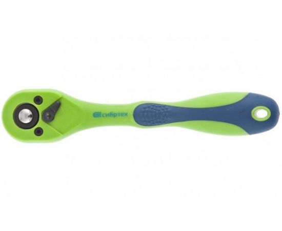 Ключ-трещотка двухкомпонентная рукоятка 3/8" СИБРТЕХ 14008 