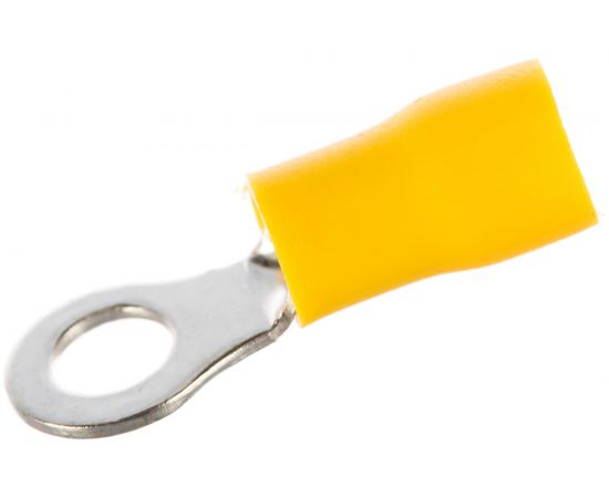 Кольцевой изолированный наконечник REXANT диам.5.3мм 4-6кв.мм желтый 08-0052 