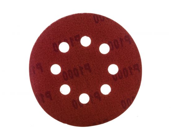 Круг шлифовальный перфорированный, 8 отверстий, 125 мм, P1000, 5 шт Росомаха 438810 