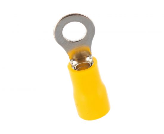 Кольцевой изолированный наконечник REXANT диам.5.3мм 4-6кв.мм желтый 08-0052 – изображение 2
