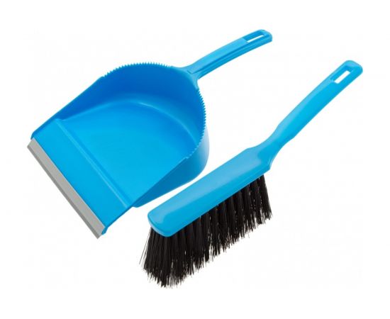 Набор Palisad Home совок с кромкой 330x225 мм и щетка-сметка 285 мм, голубой 933105 – изображение 2