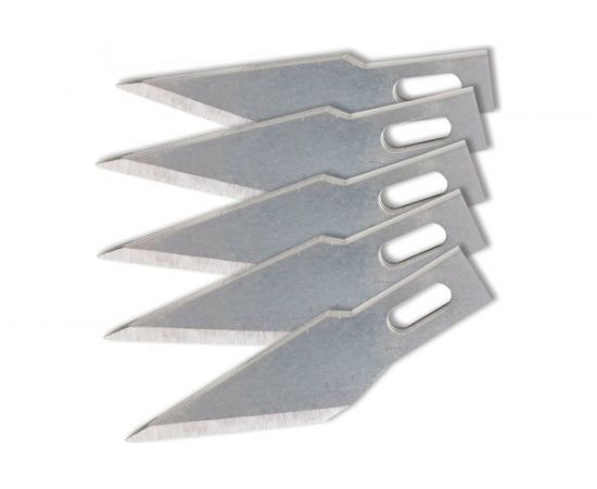 Лезвия для макетных ножей скальпелей (5 шт; 8 мм) BRAUBERG 236636 – изображение 2