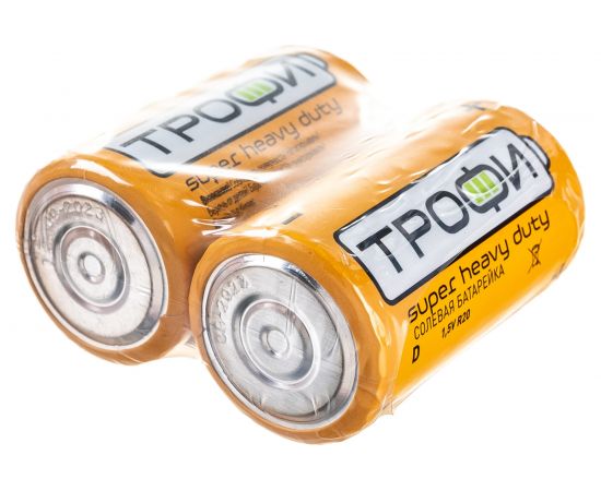 Батарейки Трофи R20-2S C0033714 – изображение 2