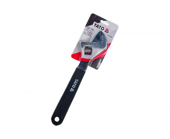 Разводной ключ с обрезиненной ручкой 300 мм YATO YT-21653 – изображение 2