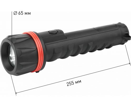 Светодиодный ручной фонарь Трофи TR3D 3xLED, 3D, ударопрочный корпус, на батарейках Б0019830 – изображение 3