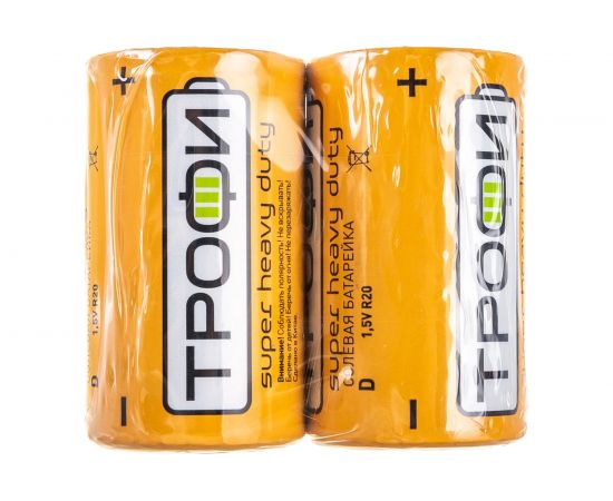 Батарейки Трофи R20-2S C0033714 – изображение 3