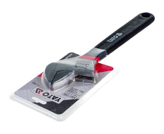 Разводной ключ с обрезиненной ручкой 300 мм YATO YT-21653 – изображение 3