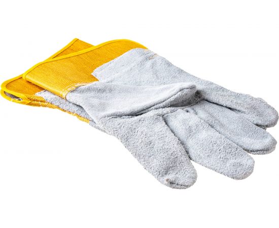 Комбинированные усиленные спилковые перчатки СИБРТЕХ размер XL 679022 – изображение 3