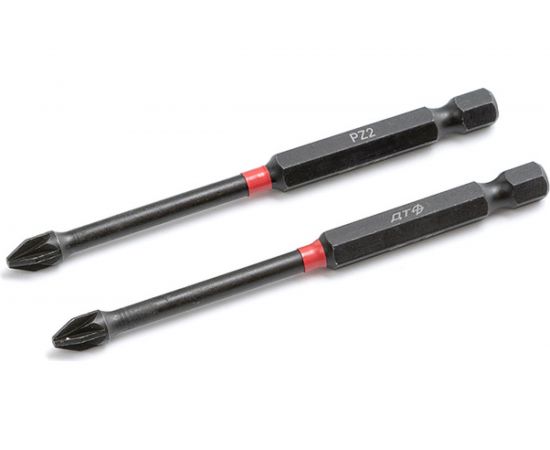 Бита ударная (2 шт; PZ2х90 мм; 1/4"") Дело Техники 793752 – изображение 3