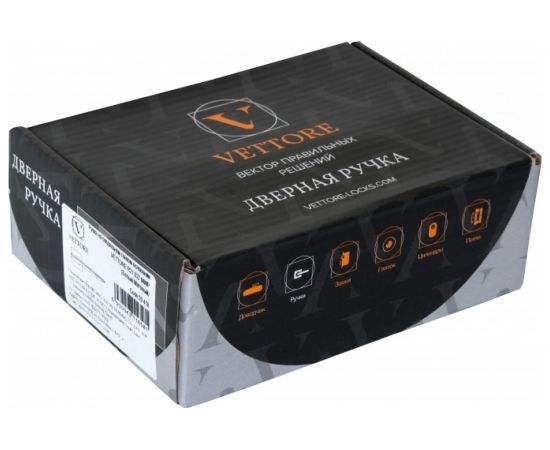 Ручка на раздельном основании VЕTTORE R06.057 SN/CP сатин/хром 20234 – изображение 4