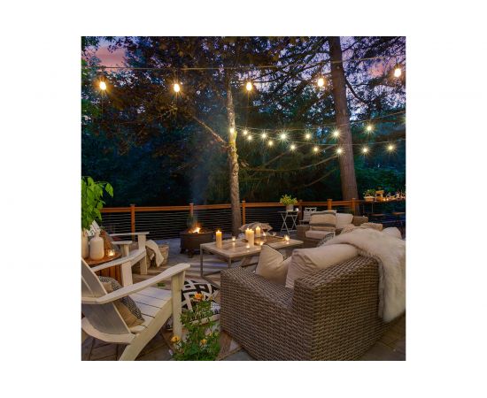 Гирлянда FERON CL50-25-1 Евро белт-лайт на подвесах, 230V, черный, IP65, 25м 41866 – изображение 4