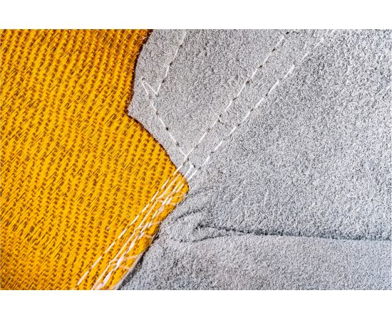 Комбинированные усиленные спилковые перчатки СИБРТЕХ размер XL 679022 – изображение 4