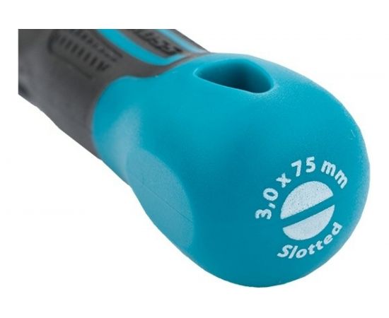 Отвертка GROSS SL3.0x75мм S2, трехкомпонентная рукоятка 12101 – изображение 4