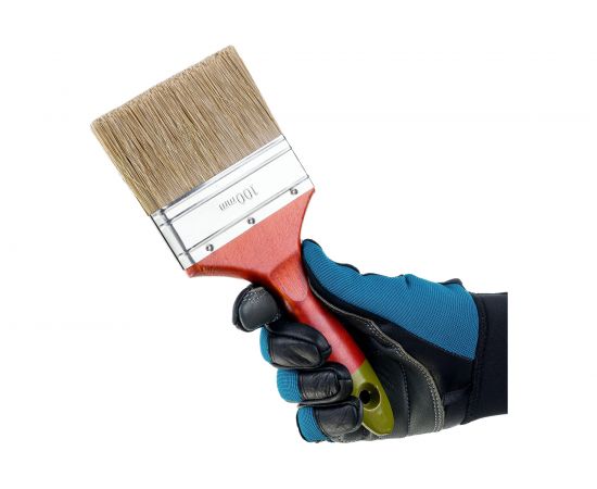 Плоская кисть Toolberg ПРОФИ, смешанная щетина, 100 мм 0104214 – изображение 5