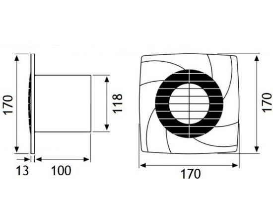 Вентилятор CATA B-12 PLUS 8422248113472 – изображение 5