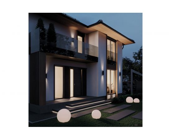 Садово-парковый светильник FERON DH0702 230V 2*E27 черный 06294 – изображение 5