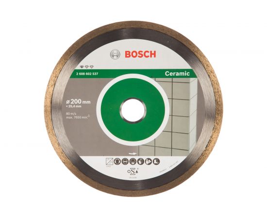 Диск алмазный отрезной Professional for Ceramic (200х25.4 мм) для настольных пил Bosch 2608602537 